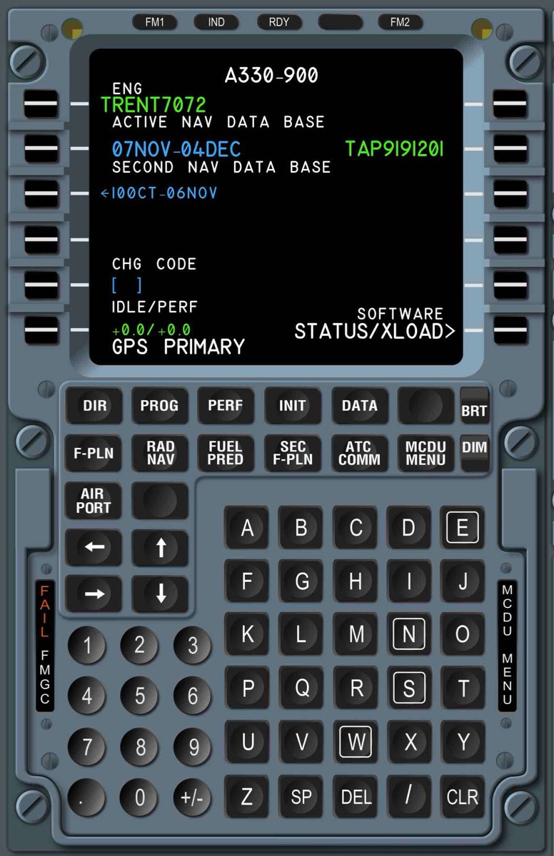 A330-NEO Cockpit Poster FCU